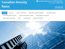 Tablet Screenshot of annuitybrokers.ca